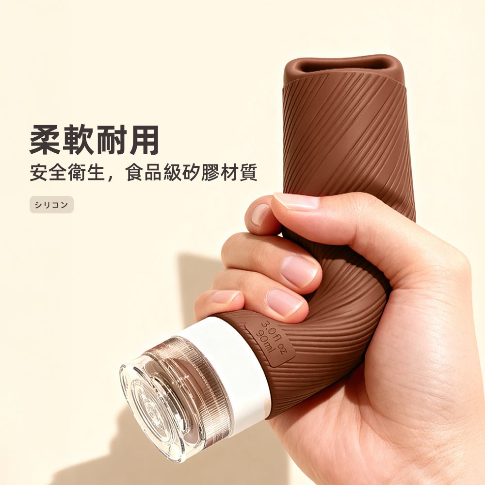 可倒掛矽膠乳液分裝瓶 4 入組｜旅行不殘留