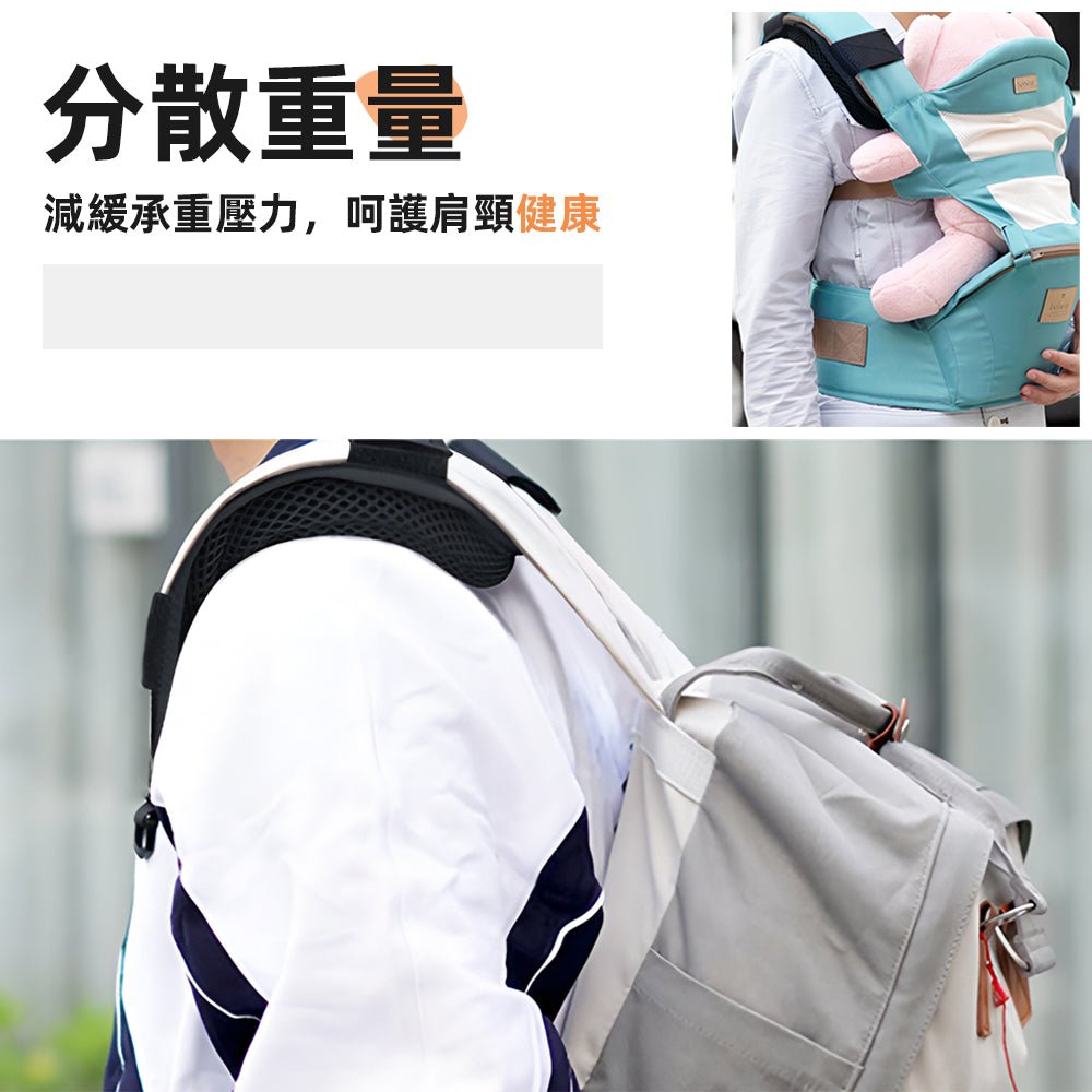 加厚減壓肩墊｜3cm厚透氣設計．減輕肩膀負擔