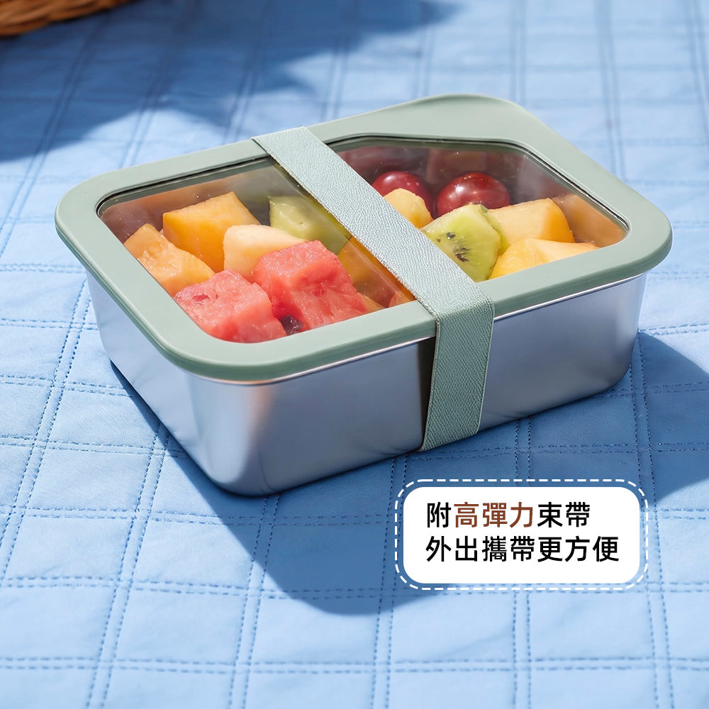 304不鏽鋼分隔餐盒｜活動隔片自由配菜・出門也不怕打翻