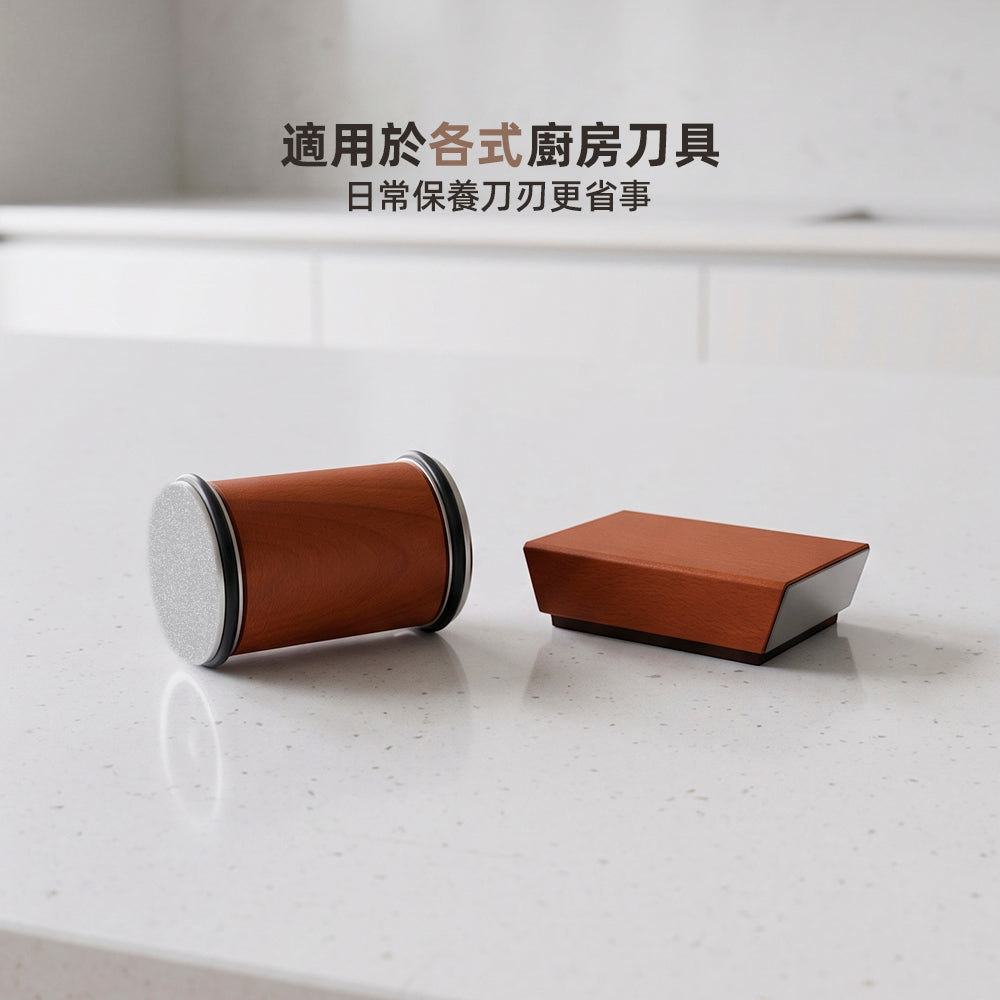 木質滾筒磨刀器｜滾一滾就好磨，新手也不怕角度抓不準