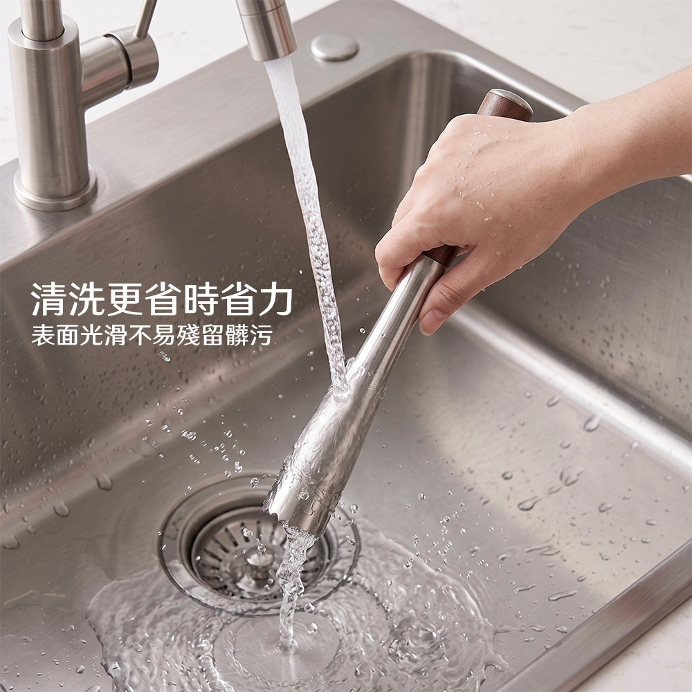 木柄不鏽鋼搗碎棒｜在家調飲搗冰搗蒜一支到位