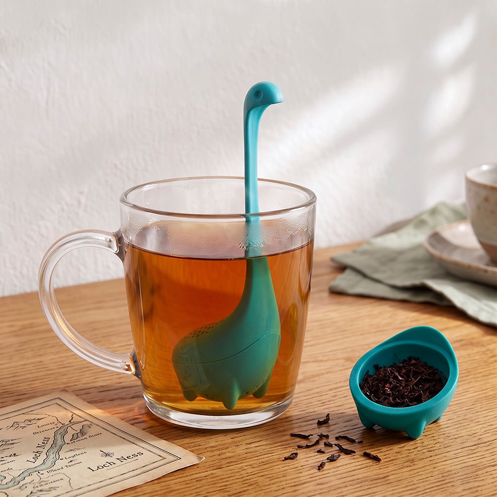 水怪造型矽膠茶漏｜探頭站杯緣・泡茶時光多份療癒感
