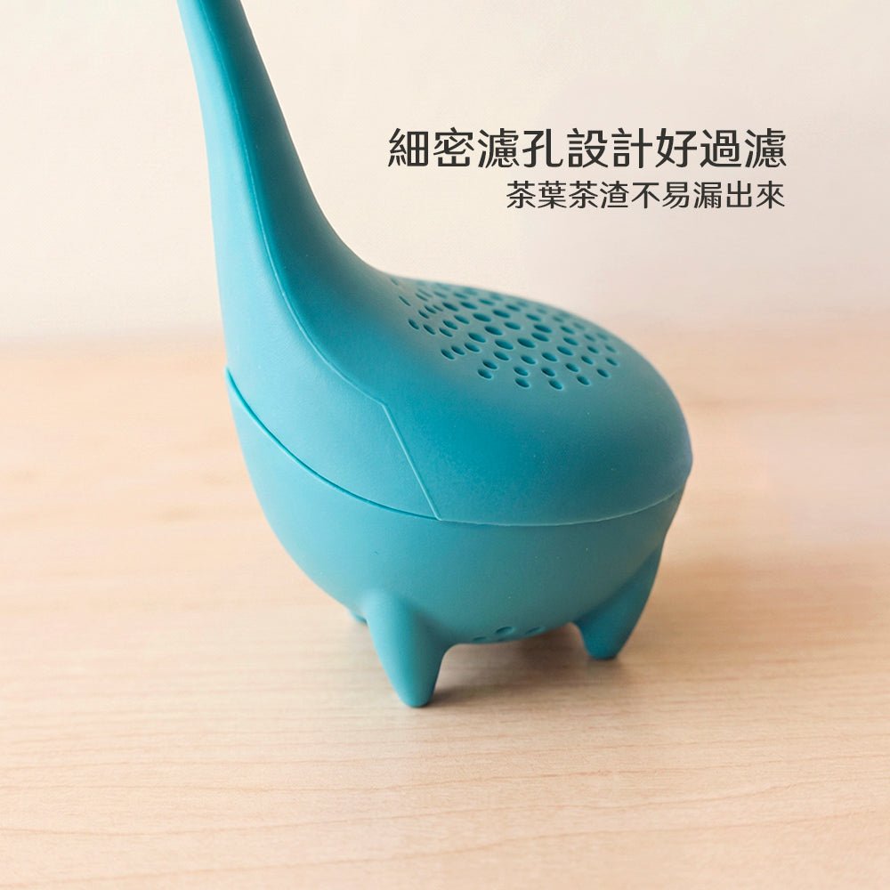 水怪造型矽膠茶漏｜探頭站杯緣・泡茶時光多份療癒感