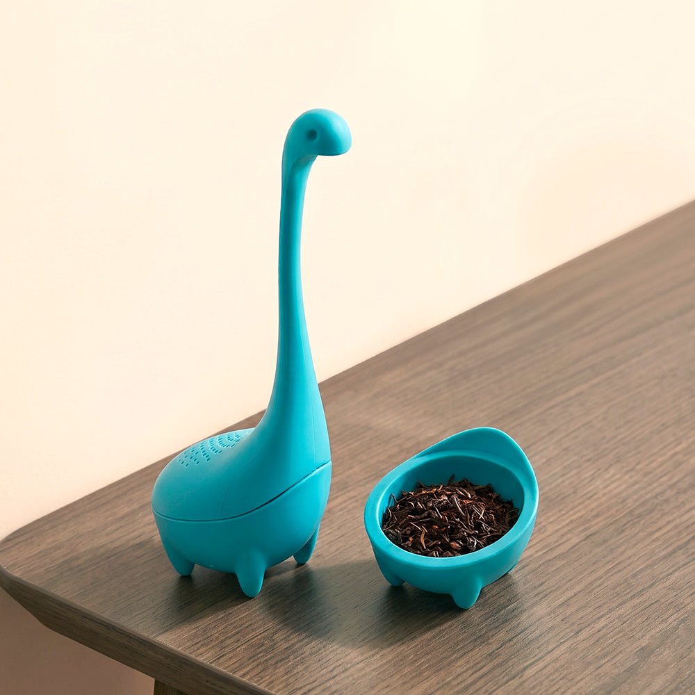 水怪造型矽膠茶漏｜探頭站杯緣・泡茶時光多份療癒感