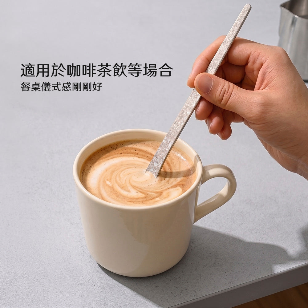 純鈦長柄攪拌棒｜深入杯底攪拌不費力・餐桌儀式感隨手升級