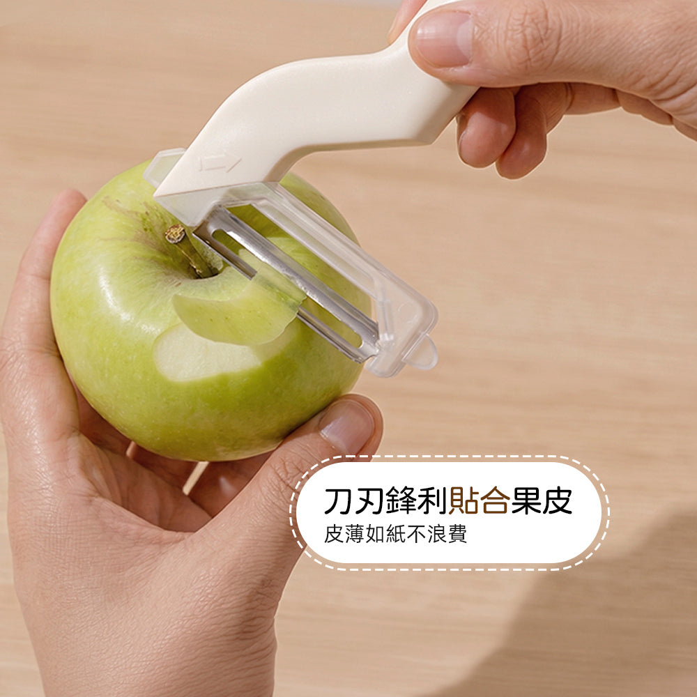 變向削皮刀｜刀頭可轉向・軟硬蔬果都好削