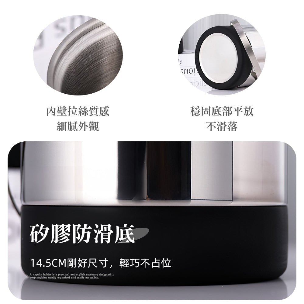 304雙層不鏽鋼冰桶 4件組｜久放不融保冰力・附冰夾濾冰蓋・聚會餐桌超實用
