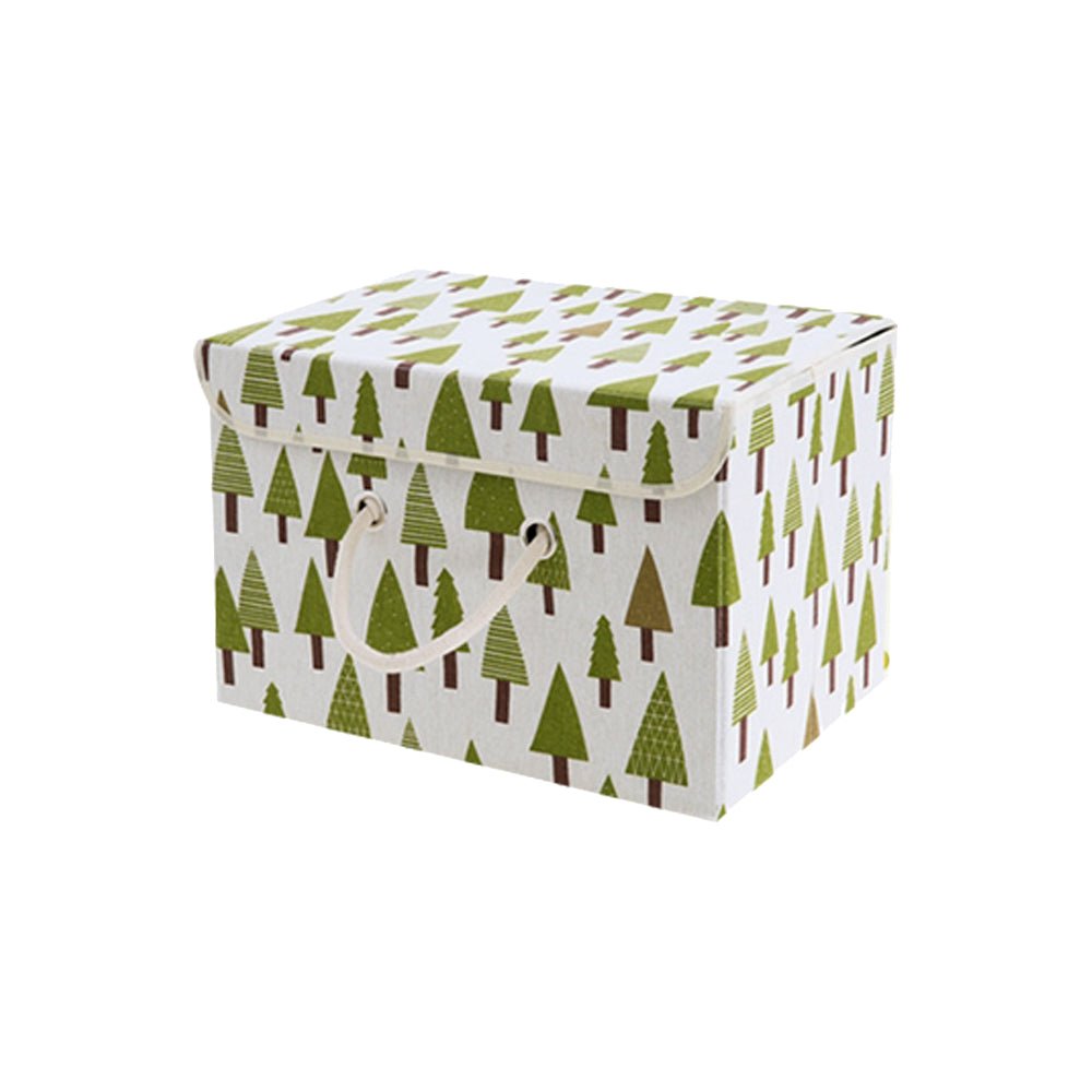 日式棉麻收納盒｜摺疊設計・防塵收納・居家整理好幫手