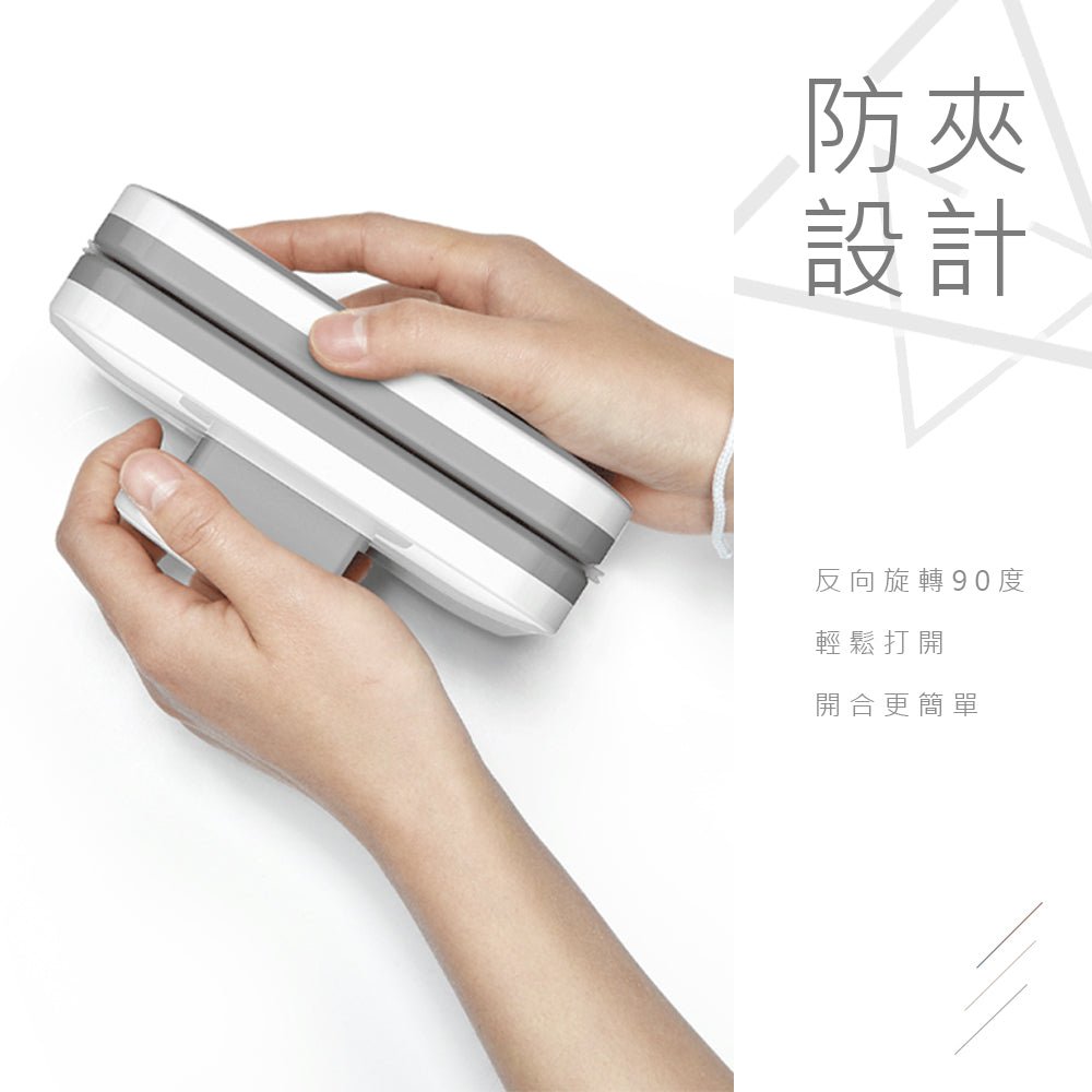 雙面磁吸擦窗器｜不必探出窗外．玻璃兩面都乾淨