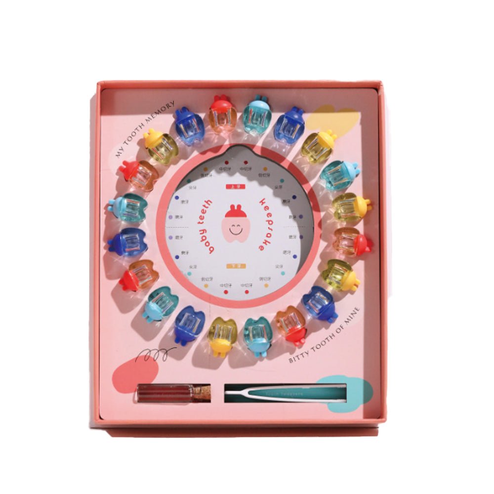 乳牙紀念相框盒｜每顆牙的成長回憶．都能好好珍藏起來