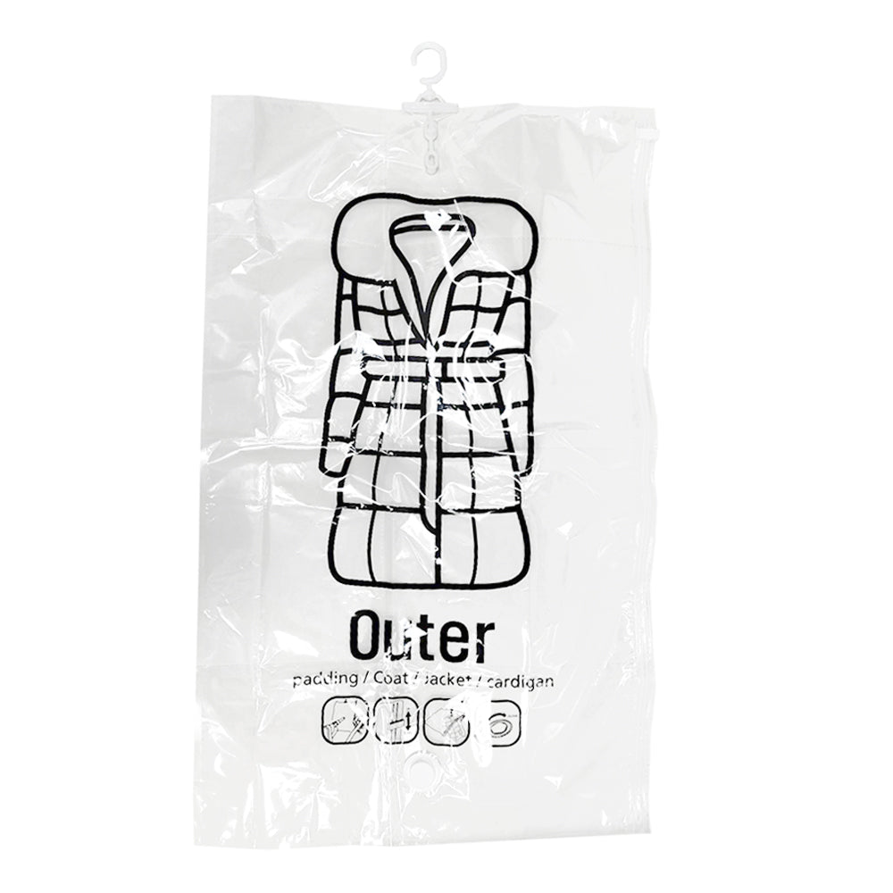 吊掛衣物壓縮袋｜小空間衣櫃也能多裝一倍衣服