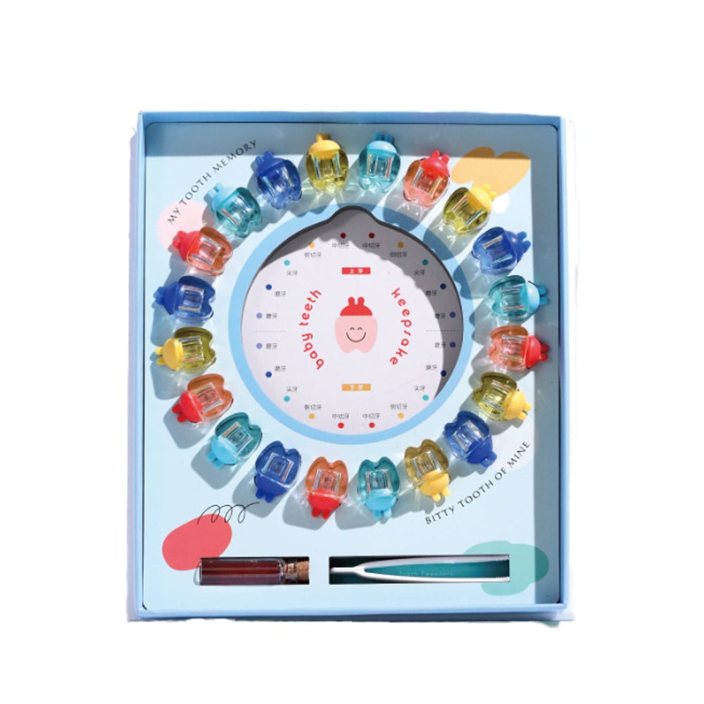 乳牙紀念相框盒｜每顆牙的成長回憶．都能好好珍藏起來