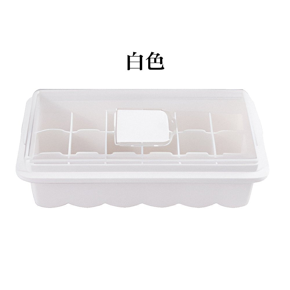 帶蓋矽膠製冰盒｜注水不外溢．冰塊輕鬆取出