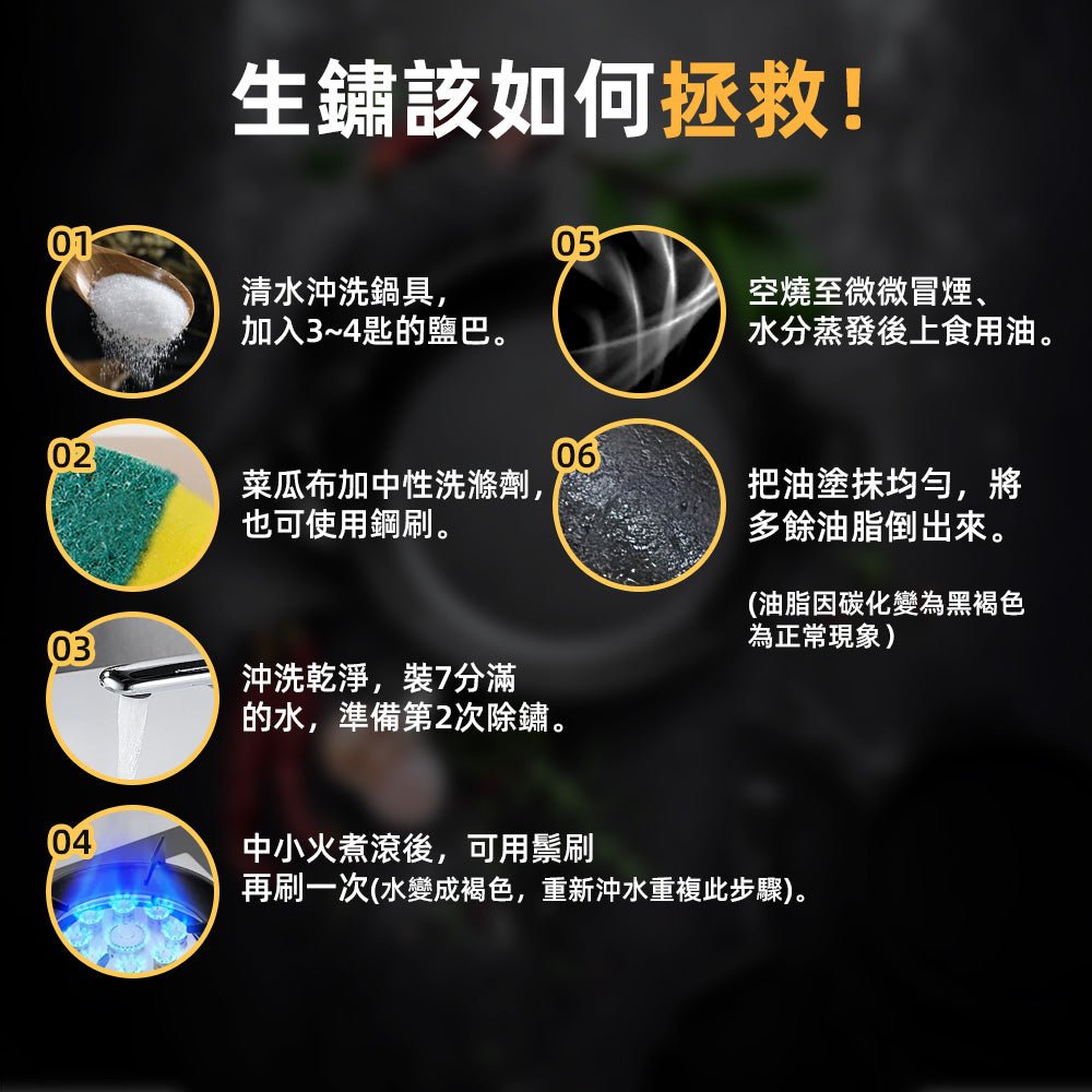 鑄鐵壓肉牛排鍋組｜煎烤厚牛排不怕翹邊．壓出焦香完美紋路