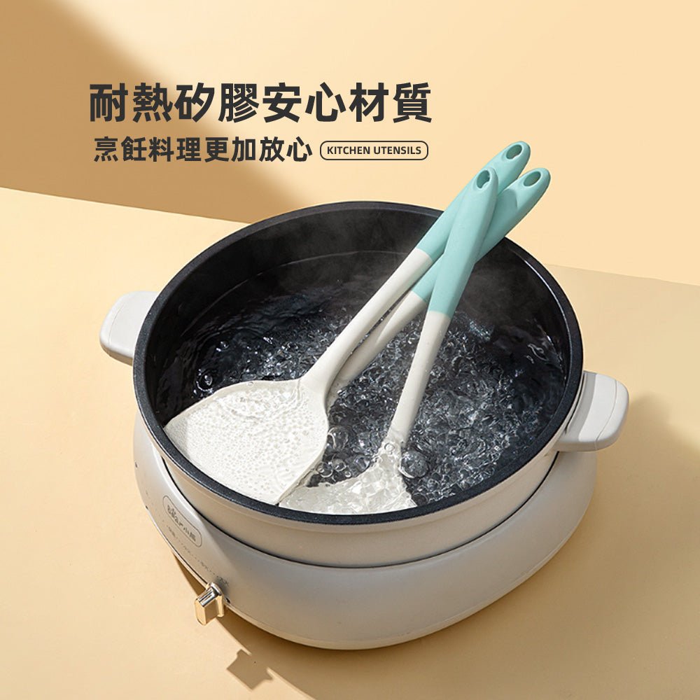 矽膠不沾鍋鏟組｜耐熱安心材質・新手也能輕鬆駕馭美味料理