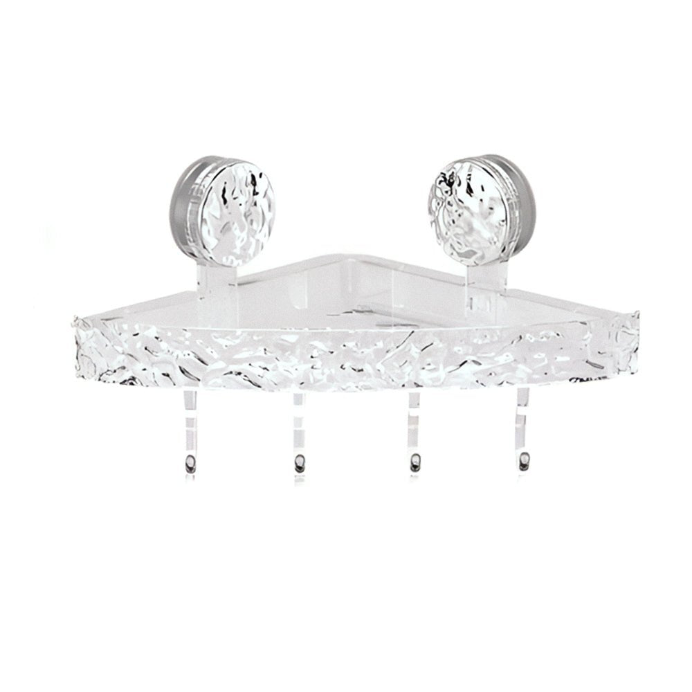 透明吸盤置物架｜浴室收納新選擇．輕鬆安裝不傷牆面