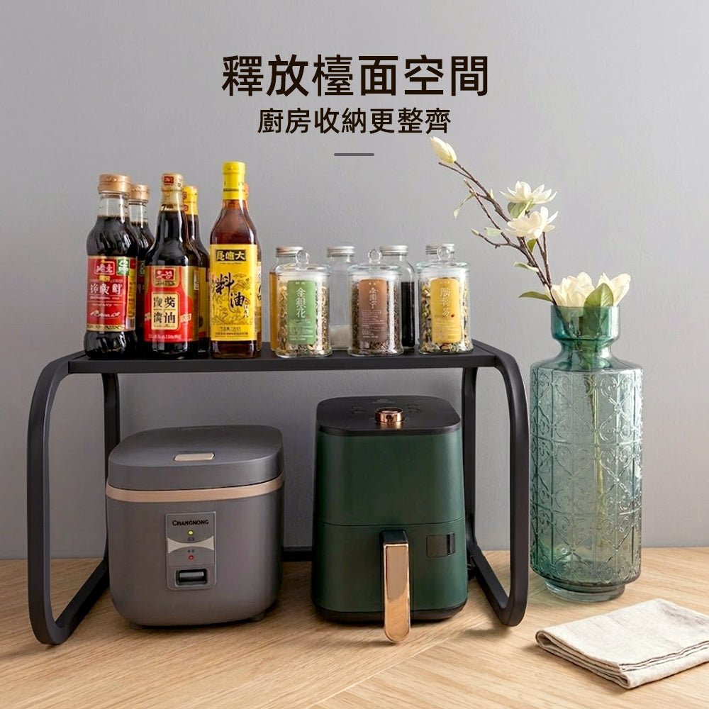 微波爐置物架｜檯面空間放大術・廚房收納好幫手