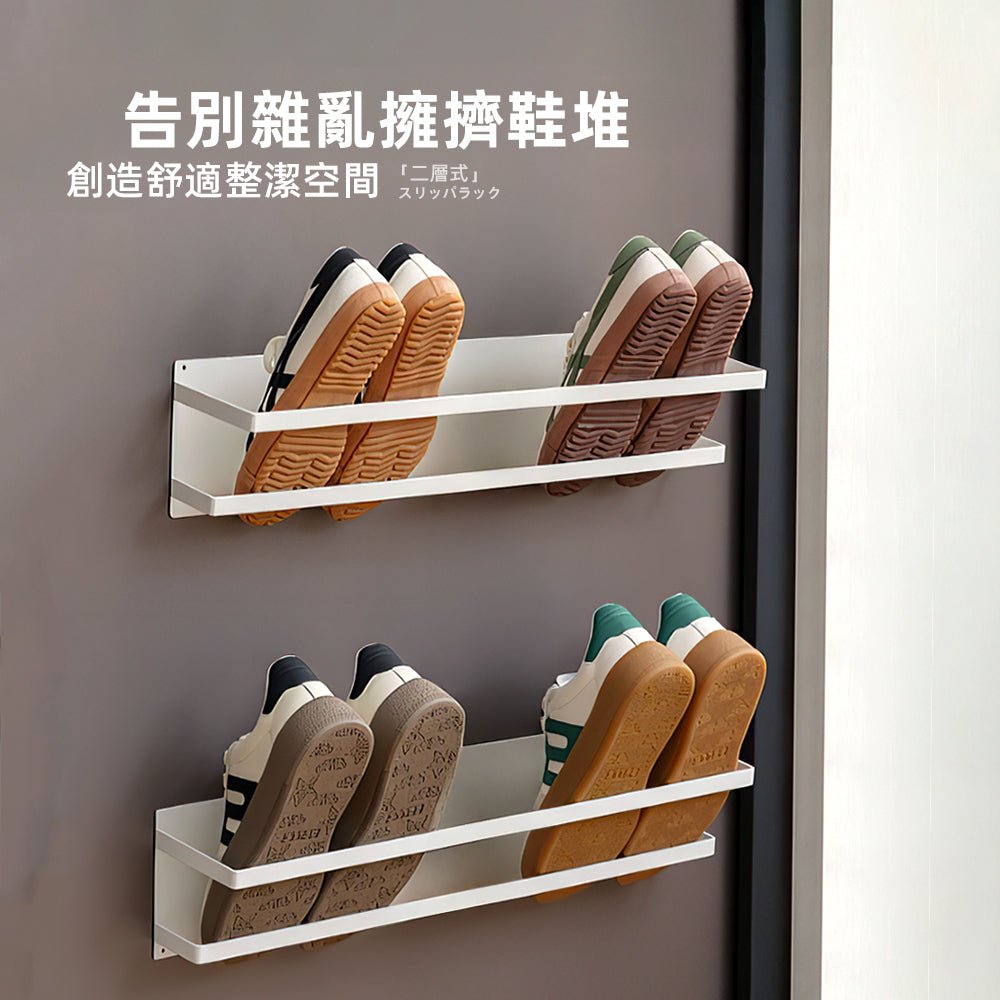 磁吸門後鞋架｜巧用空間・整潔收納・告別凌亂鞋堆