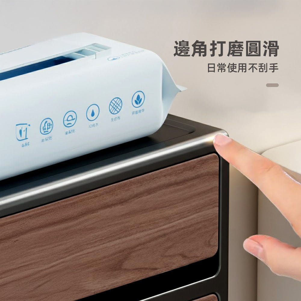 雙層壁掛面紙盒｜免釘安裝・浴室收納好幫手