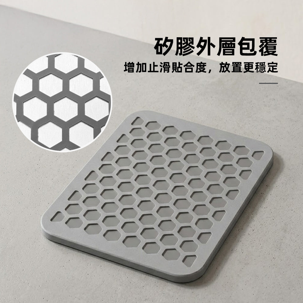 廚房瀝水好幫手｜珪藻土速乾・告別濕漉漉檯面