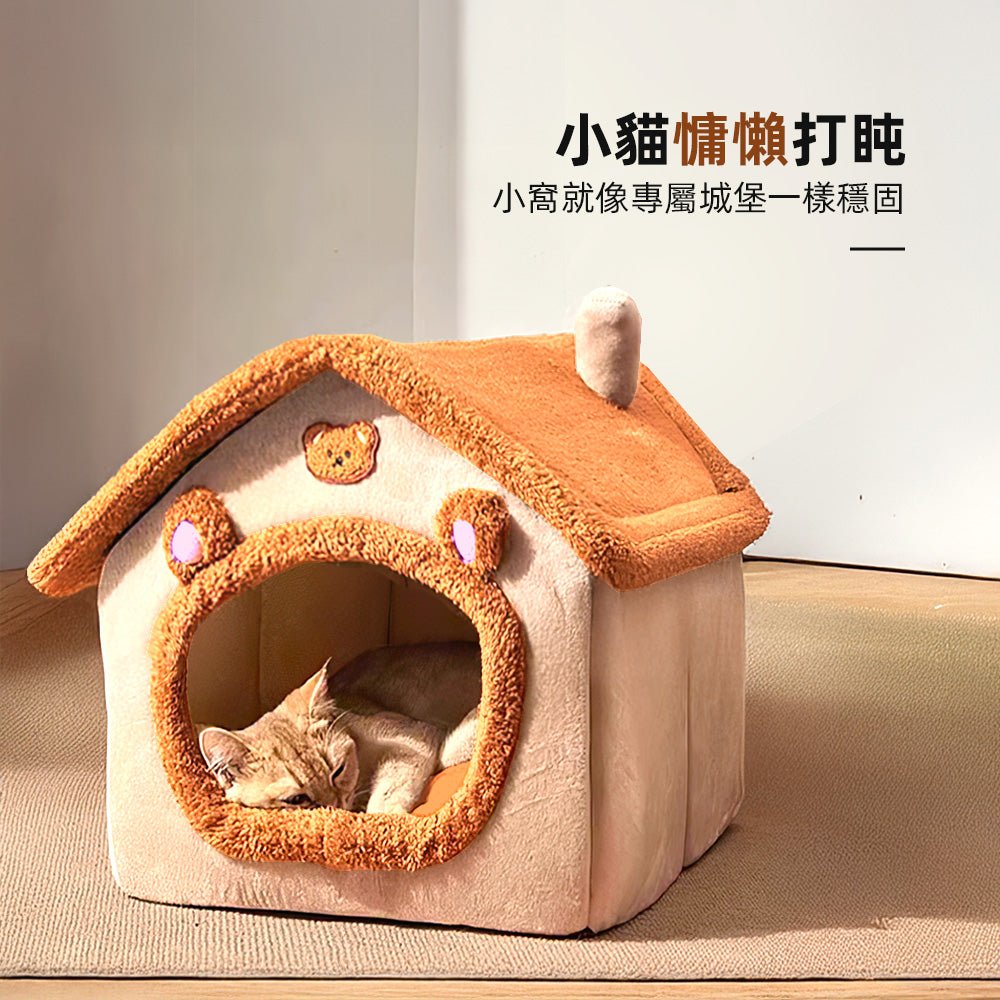 毛孩暖心小屋｜冬季寵物安心睡眠空間