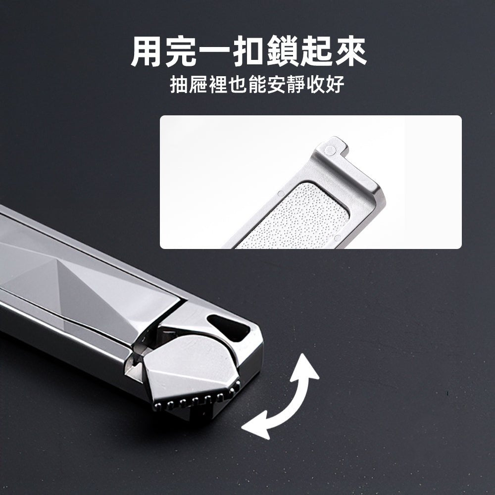 超薄不鏽鋼指甲剪｜俐落剪裁不亂濺・隨身攜帶好安心