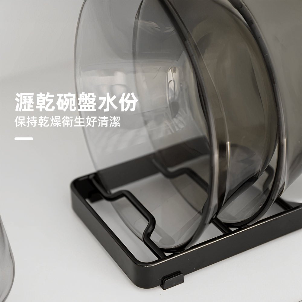 碗盤立式收納架｜廚房整潔神器・餐具瀝水好幫手