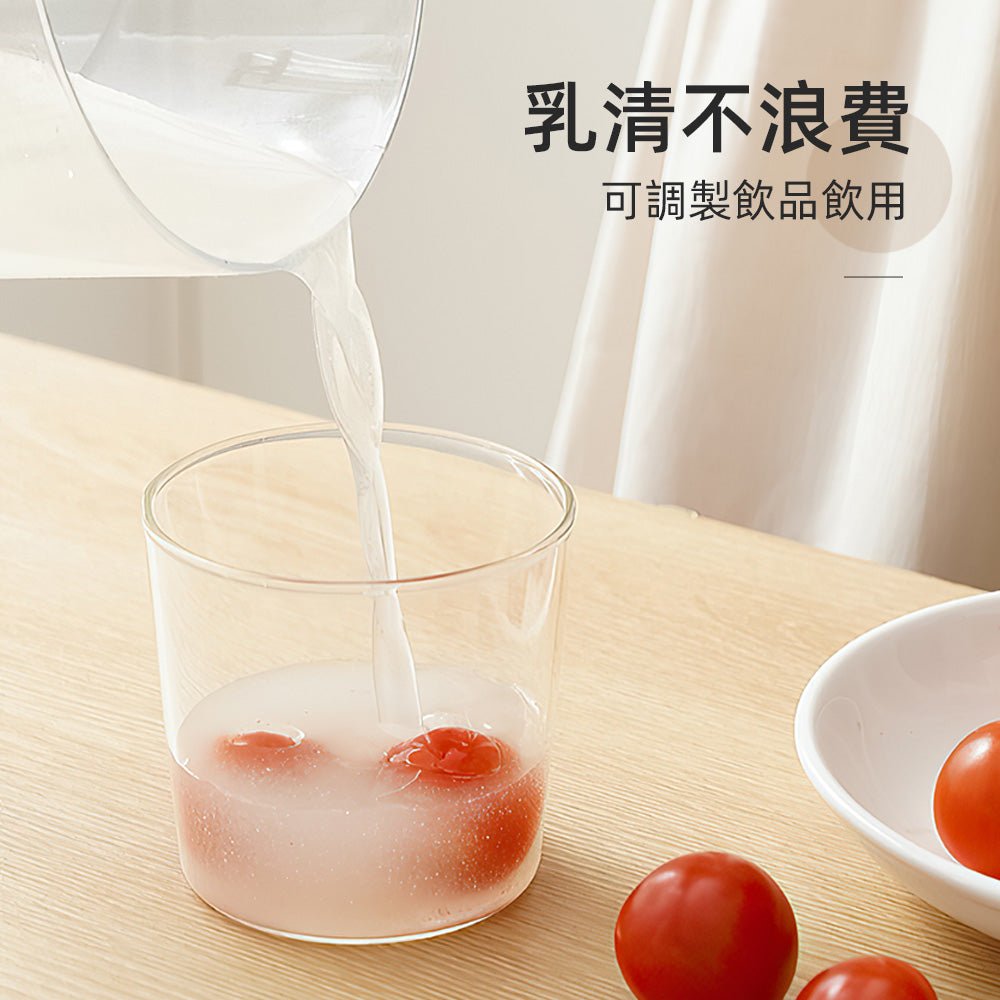 希臘優格過濾盒｜旋轉加壓萃取綿密口感・物理過濾乳清・大容量自製優格