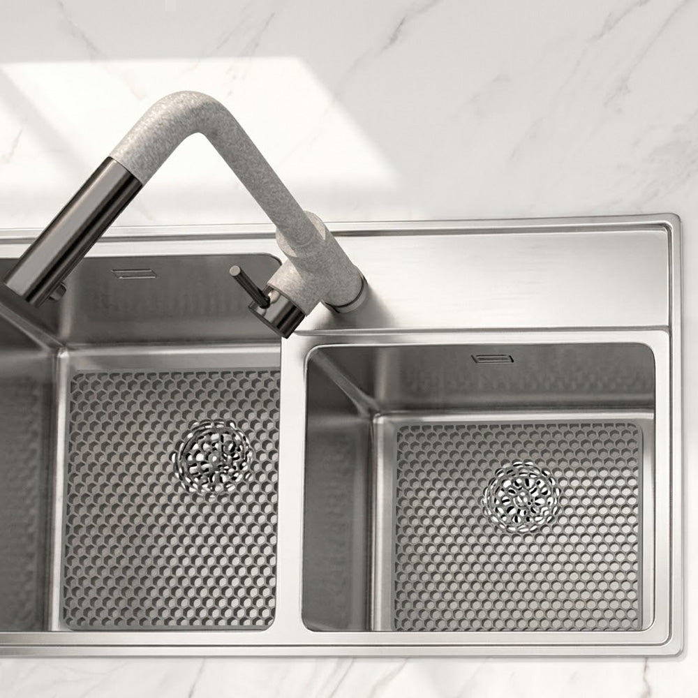 矽膠瀝水墊｜廚房檯面防滑救星・碗盤餐具安心放