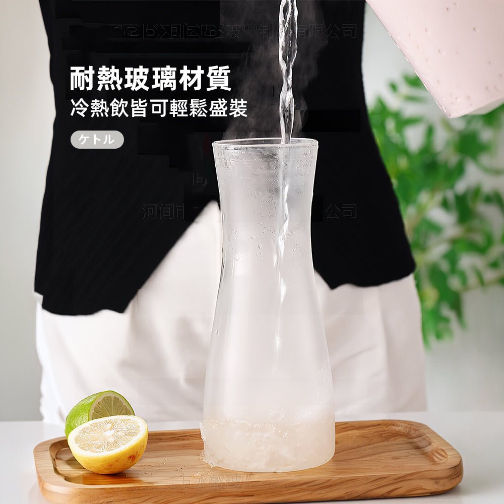 質感玻璃冷水壺｜優雅線條・隨時享受清涼飲品