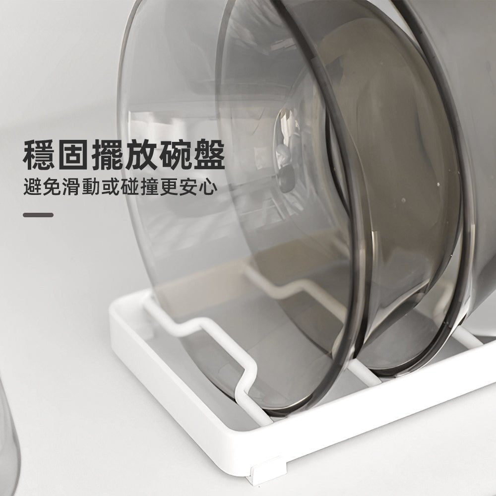 碗盤立式收納架｜廚房整潔神器・餐具瀝水好幫手