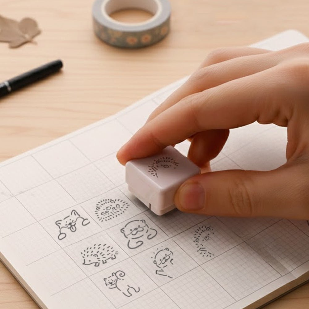 手帳裝飾印章組｜可愛圖案點綴生活・打造獨一無二手帳風格