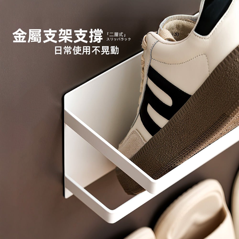 磁吸門後鞋架｜巧用空間・整潔收納・告別凌亂鞋堆
